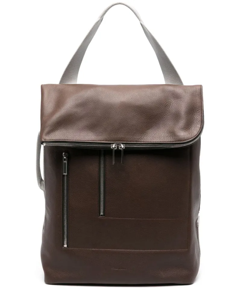 Rick Owens Cargo Rucksack Braun