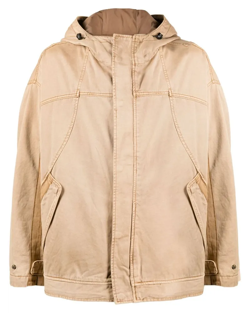 FIVE CM Jacke mit Kapuze Braun