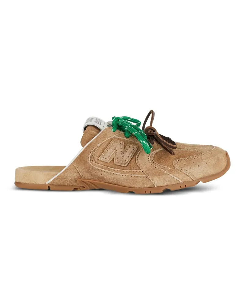 Miu Miu x New Balance 530 SL suede mules - Braun Braun