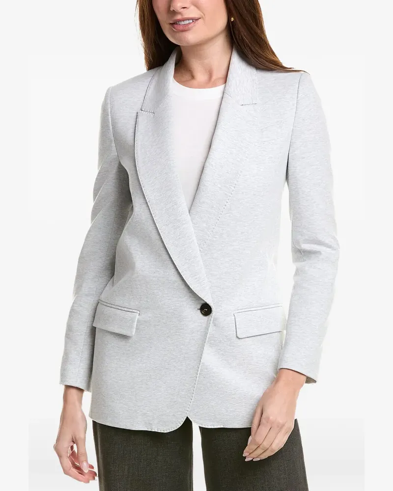 Brunello Cucinelli single-button tailored blazer - Grau Grau