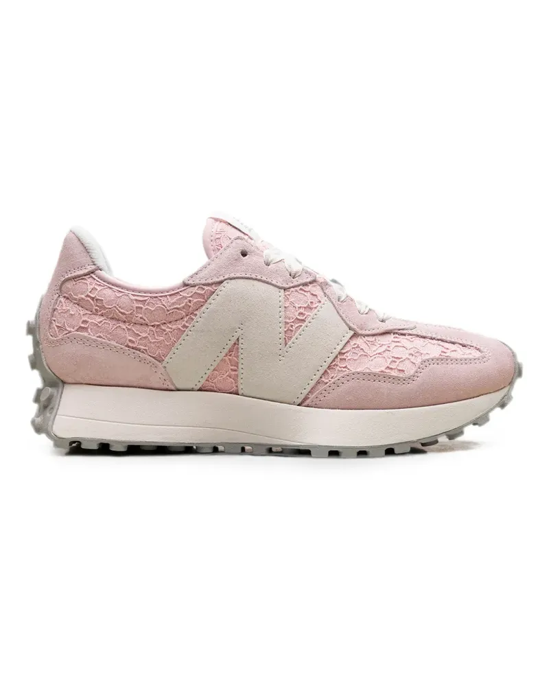 New Balance 327 lace-panelled sneakers - Rosa Rosa