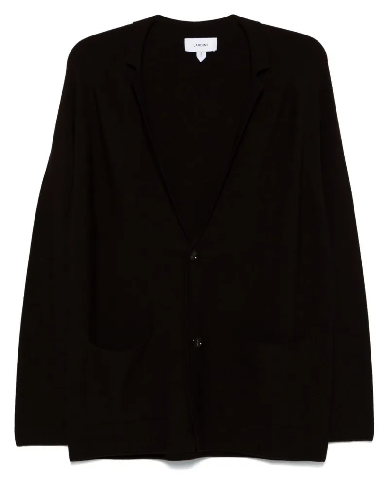 LARDINI Cardigan mit fallendem Revers - Braun Braun