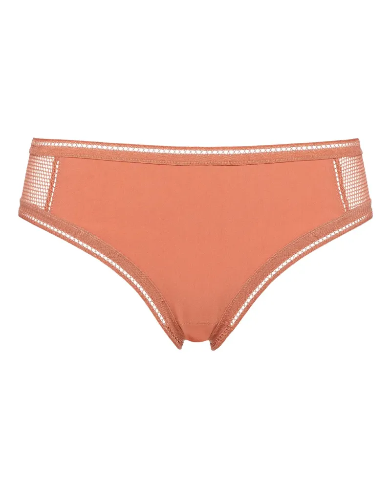 Eres Evanscent Slip mit Bortendetail - Orange Orange
