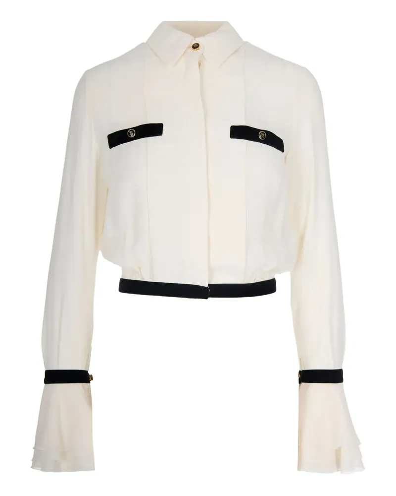 Elisabetta Franchi two-tone shirt - Weiß Weiß
