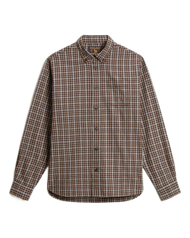 Woolrich Kariertes Hemd - Braun Braun