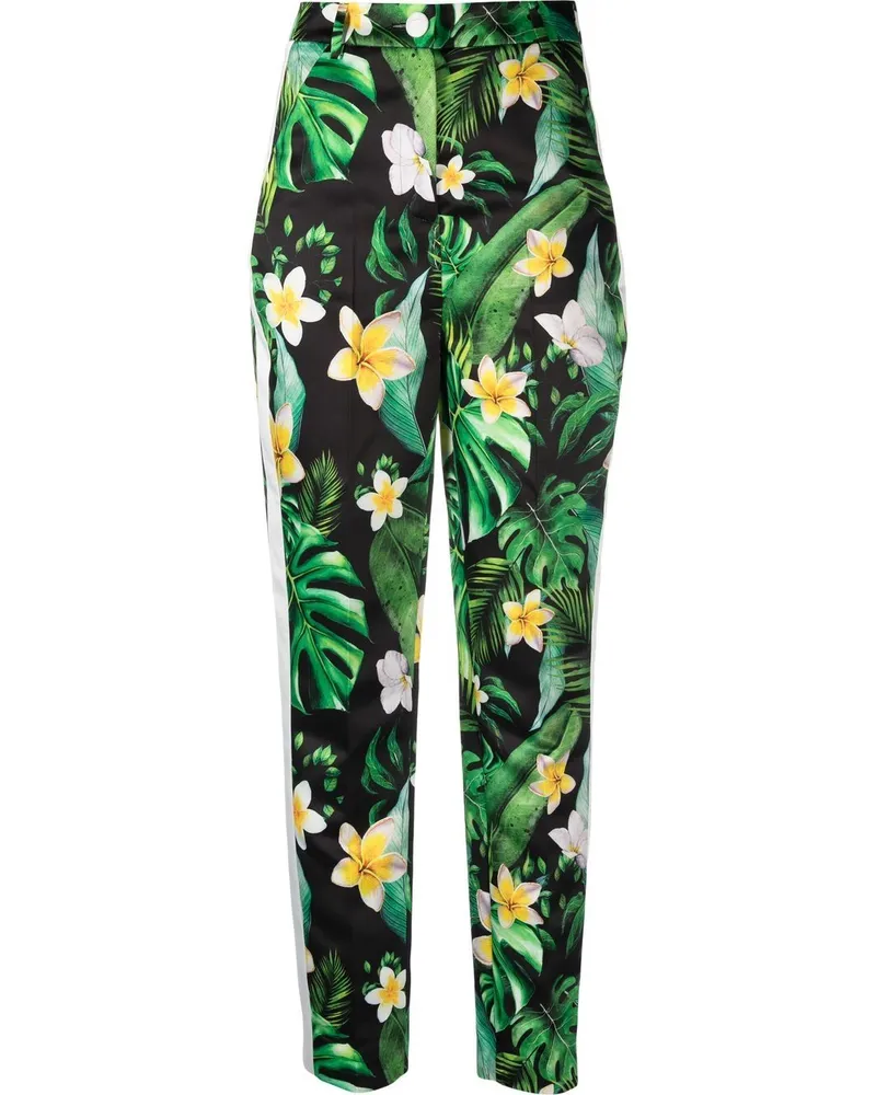 Philipp Plein Hose mit Hawaii-Print - Grün Grün
