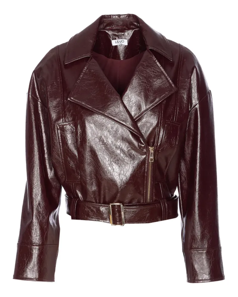Liu Jo Jacke aus Faux-Leder - Rot Rot