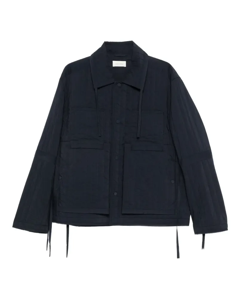 Craig Green Gesteppte Hemdjacke - Blau Blau