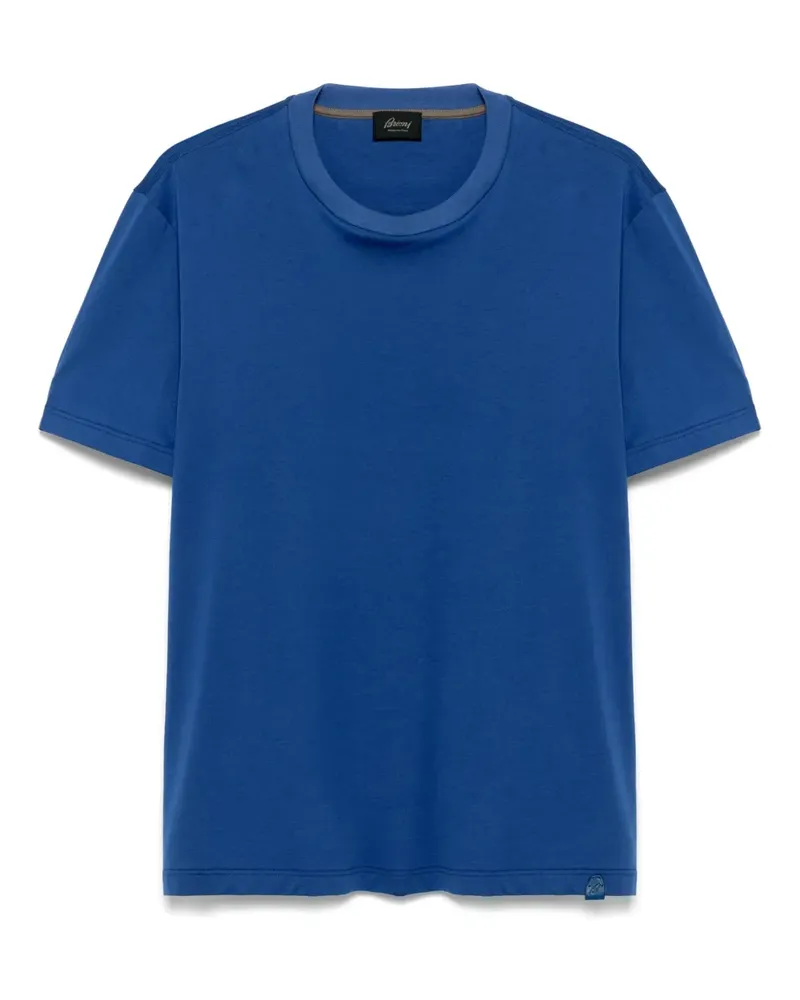 Brioni Klassisches T-Shirt - Blau Blau