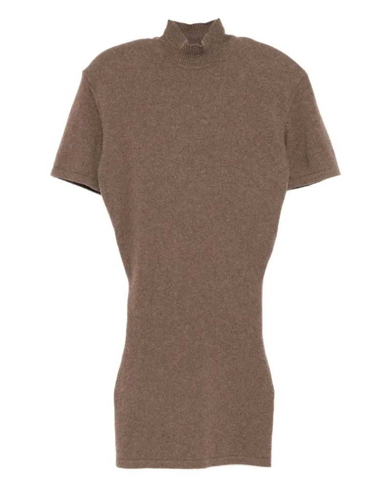Jacquemus Robe Maille Castagna Kleid - Braun Braun