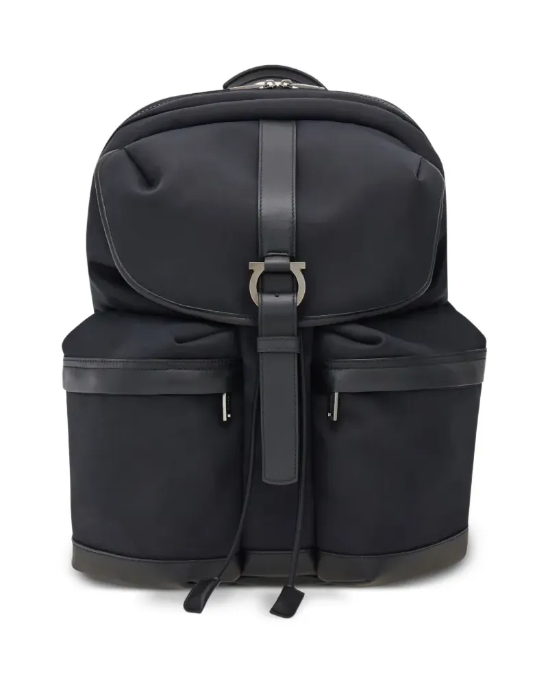 Ferragamo canvas backpack - Schwarz Schwarz