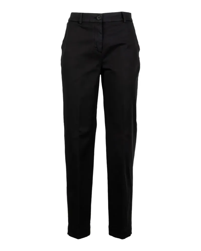 VIA MASINI 80 buttoned trousers - Schwarz Schwarz