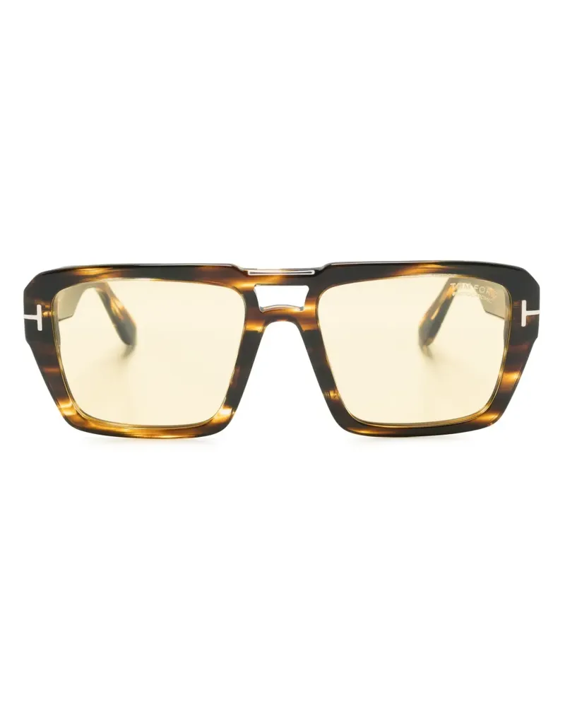 Tom Ford Redford Pilotenbrille - Braun Braun