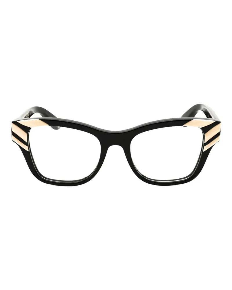 Roberto Cavalli Brille mit eckigem Gestell - Schwarz Schwarz