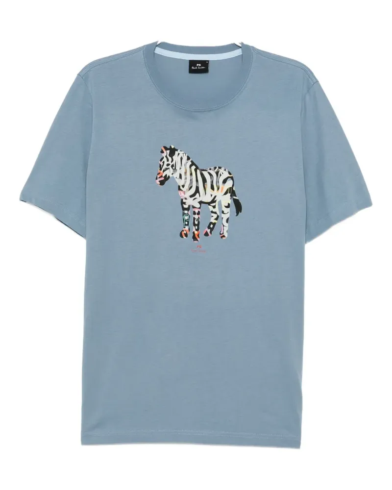 Paul Smith T-Shirt mit grafischem Print - Blau Blau