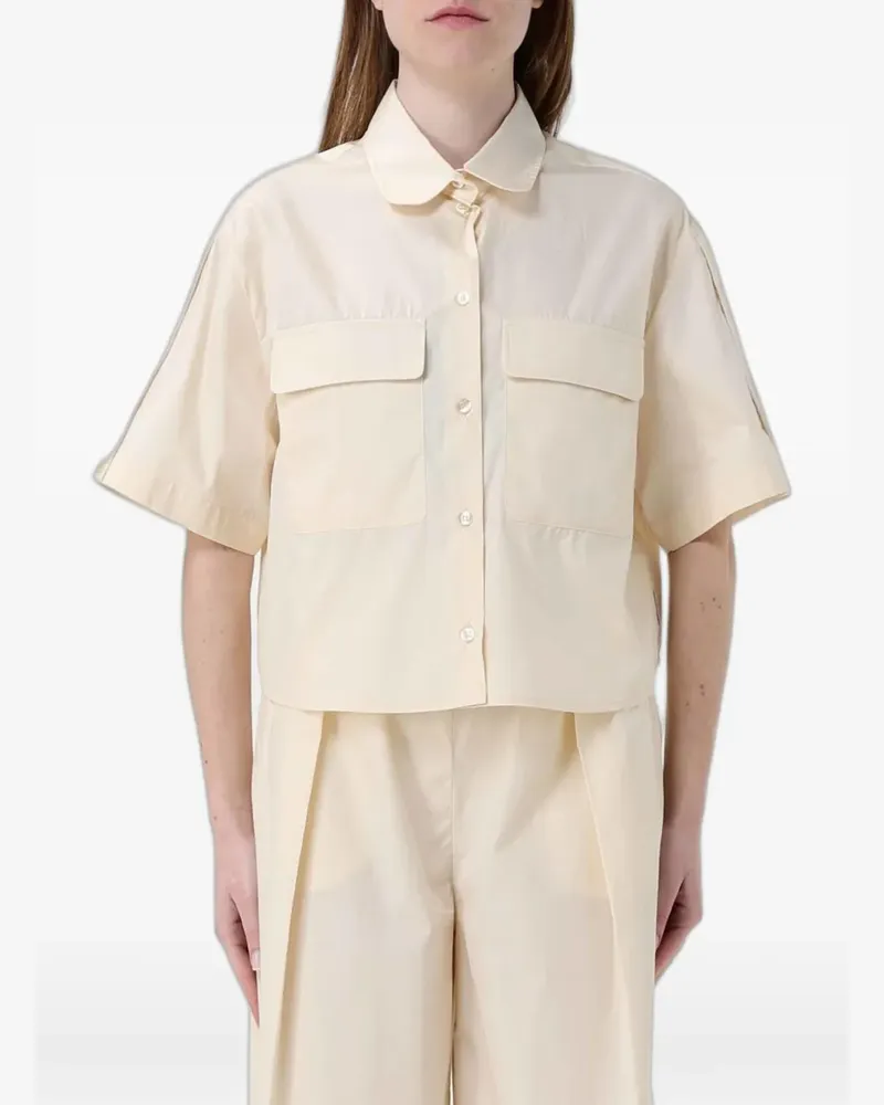 Colmar short-sleeve cotton shirt - Nude Nude