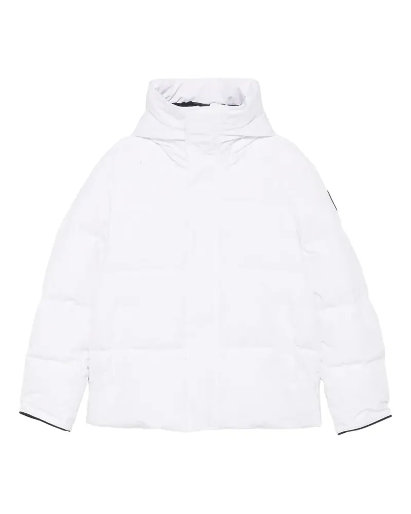 Canada Goose Mantel mit Logo-Patch - Weiß Weiß