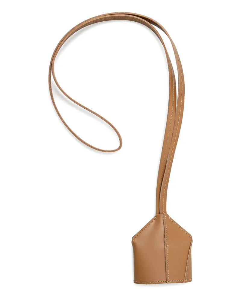 Maison Margiela Schlüsselband aus Leder - Braun Braun