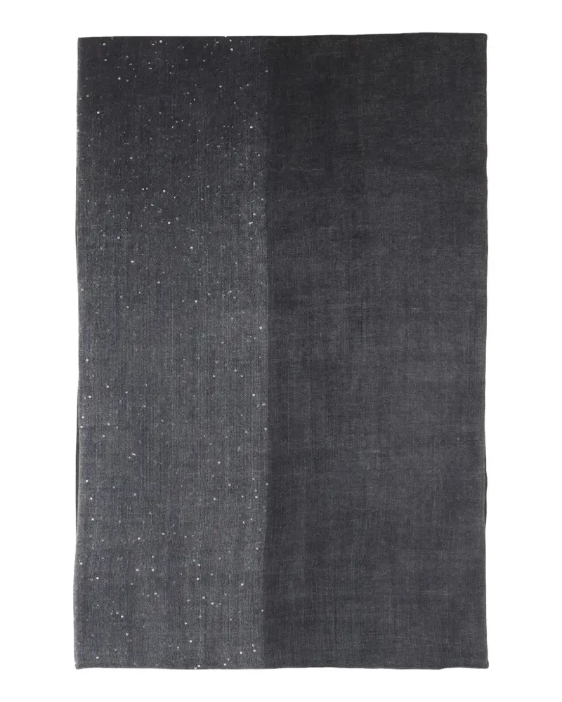 Faliero Sarti Schal mit Pailletten - Grau Grau