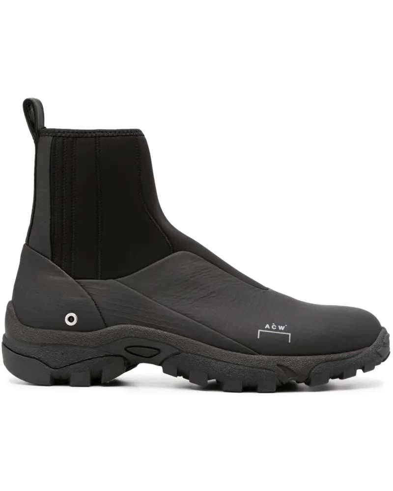 ACW* NC2 Stiefel mit Kontrasteinsatz - Schwarz Schwarz