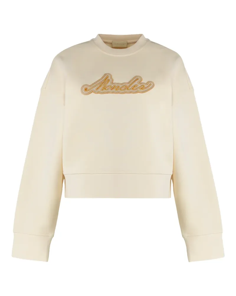 Moncler Sweatshirt mit Rundhalsausschnitt - Nude Nude