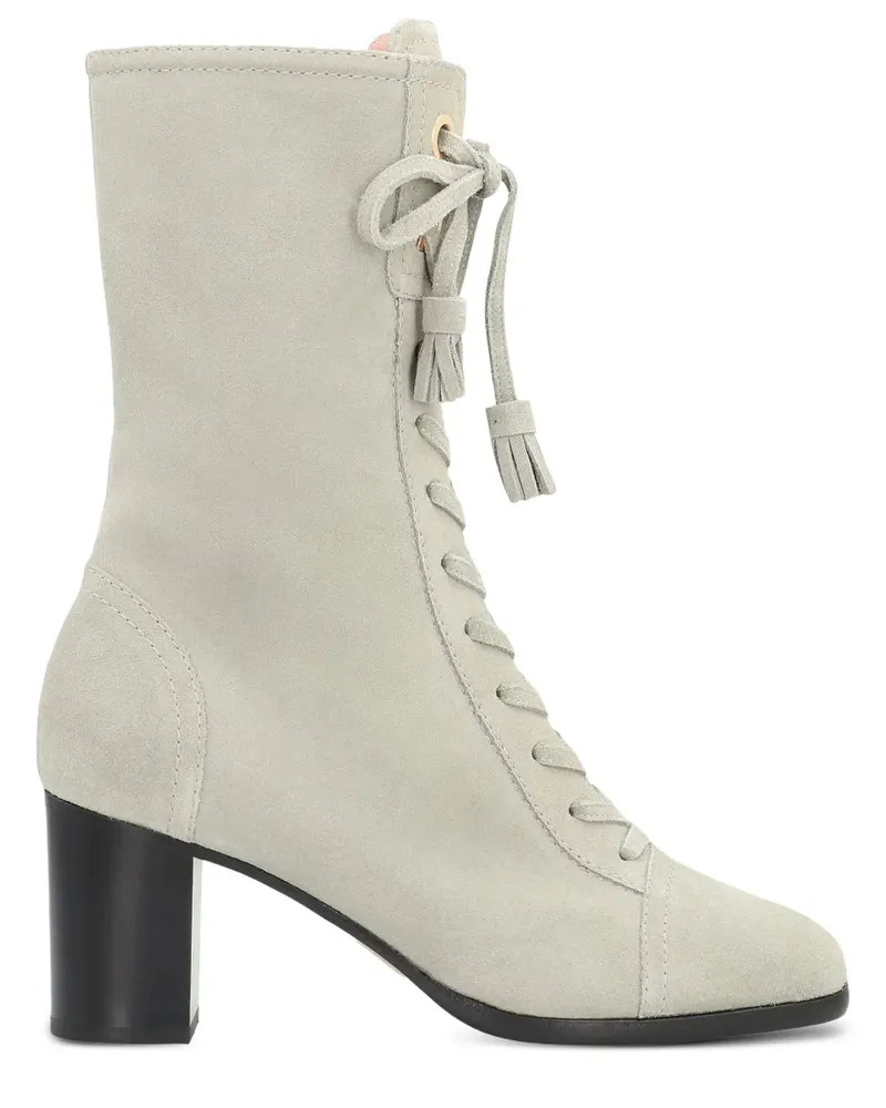 Alberta Ferretti Schnürstiefel mit Quasten - Grau Grau