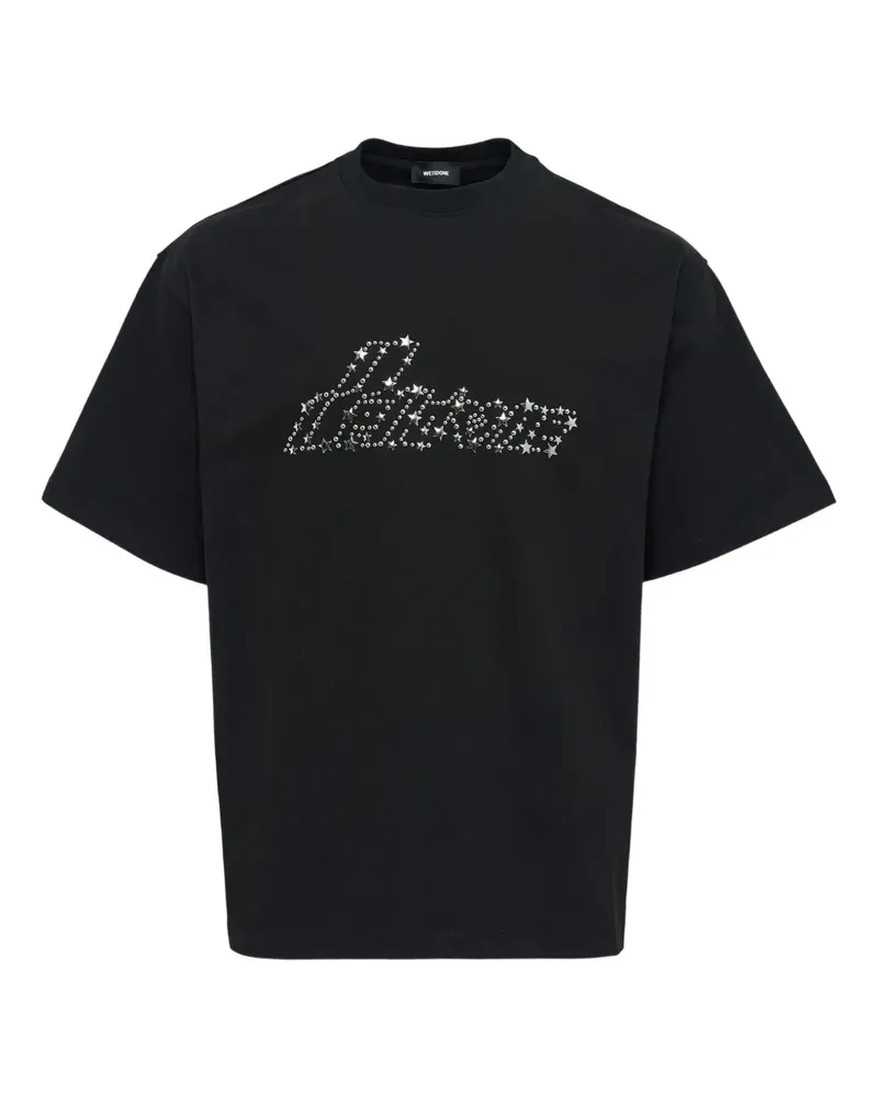 WE 11 DONE Se11done logo T-shirt - Schwarz Schwarz