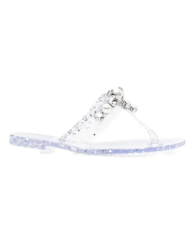 Casadei embellished sandals - Weiß Weiß