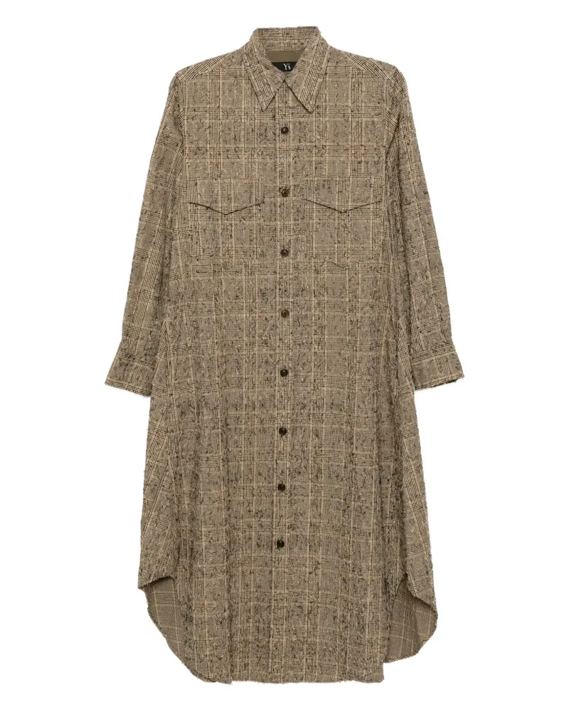Yohji Yamamoto Kleid mit Nadelstreifen - Gelb Gelb
