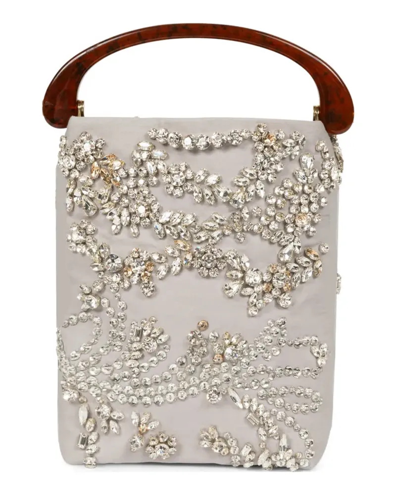 Dries van Noten Verzierte Tote Bag - Grau Grau