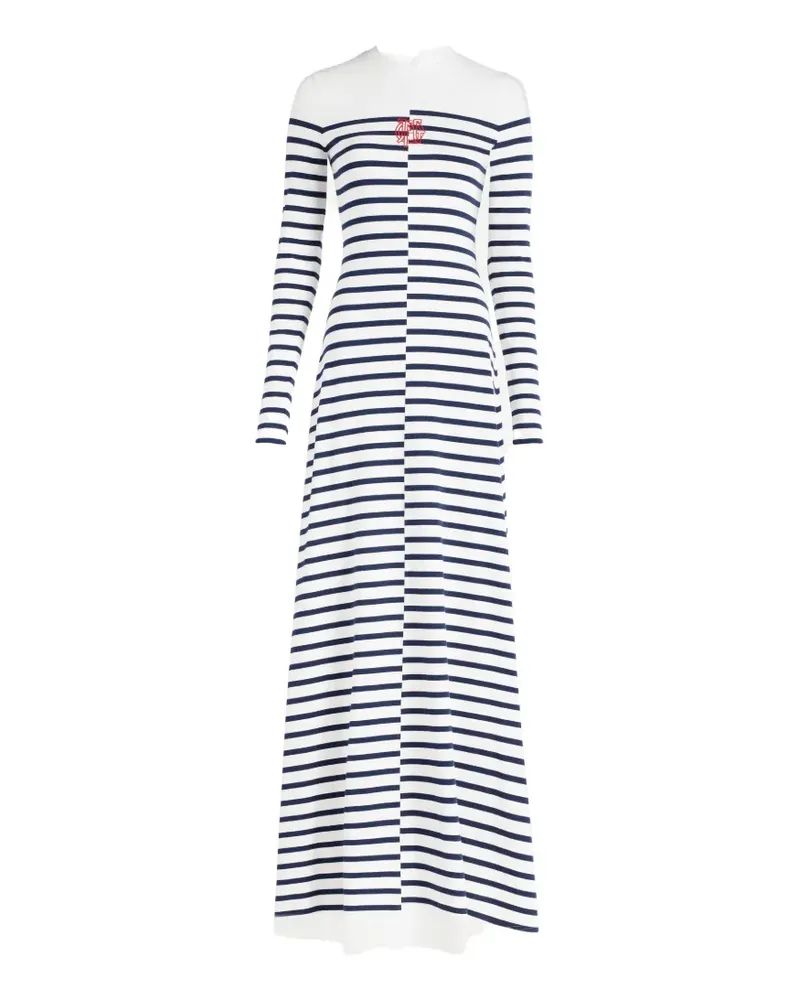 Jean Paul Gaultier Marinière Kleid - Weiß Weiß