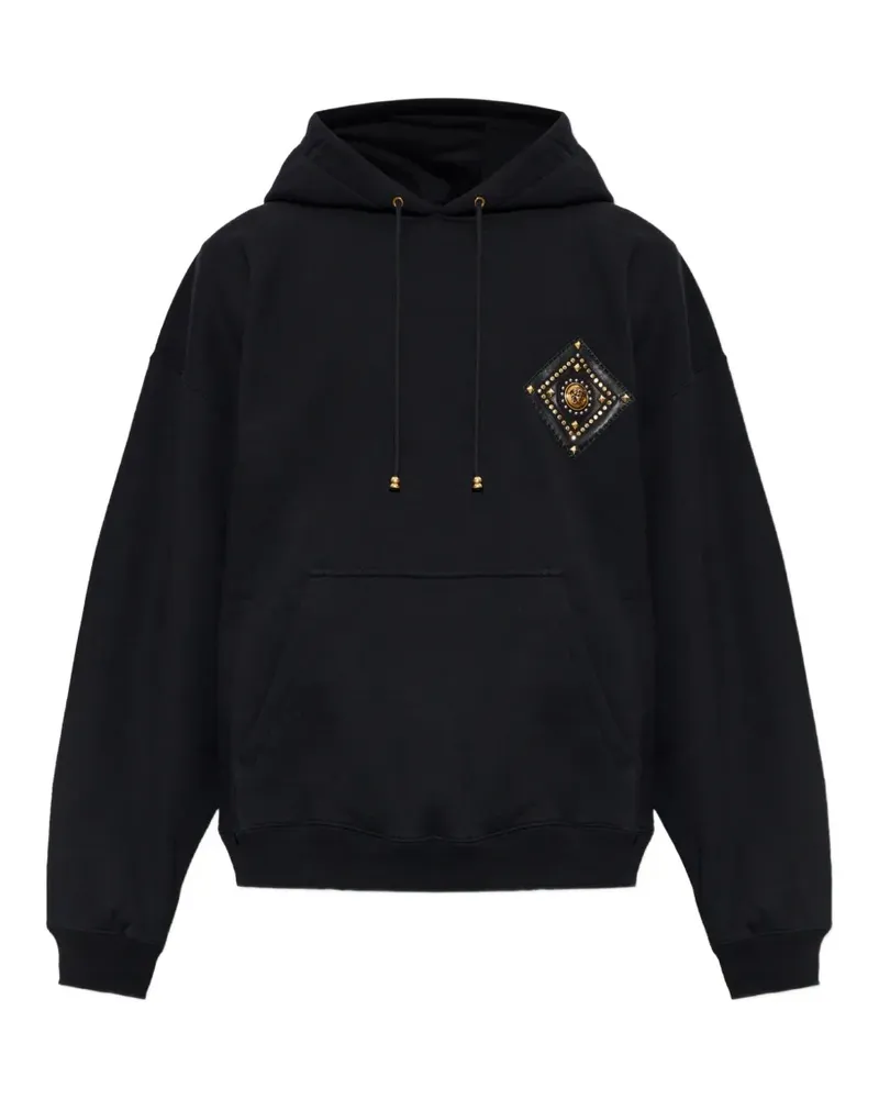 Versace Verzierter Hoodie - Schwarz Schwarz