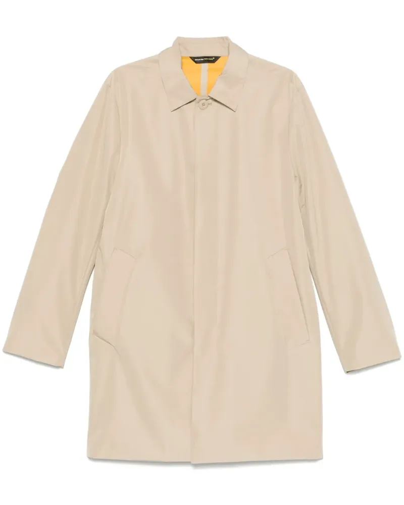 Manuel Ritz Trenchcoat mit gummiertem Logo - Nude Nude
