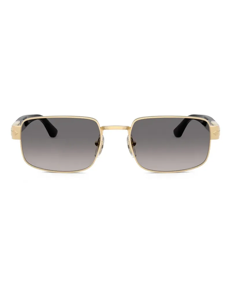 Persol Sonnenbrille mit eckigem Gestell - Gold Gold