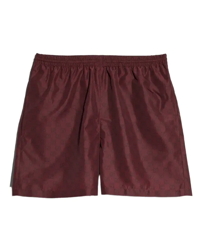 Gucci Badeshorts aus Polyester mit Print - Rot Rot