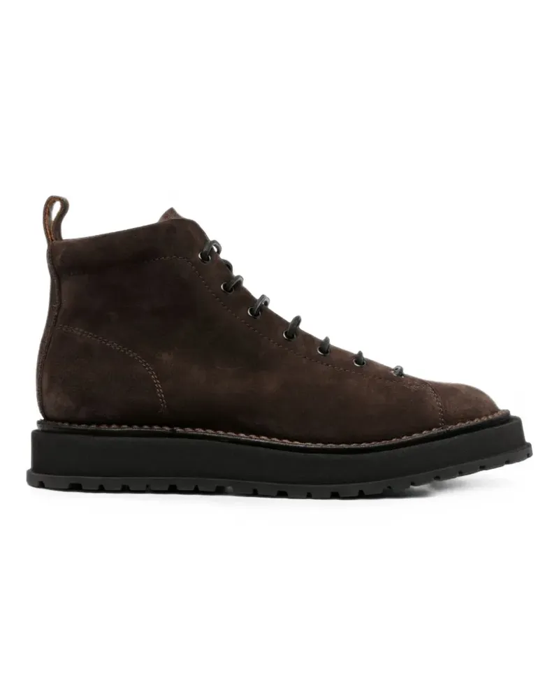 Buttero Aedi Schnürstiefel aus Wildleder - Braun Braun