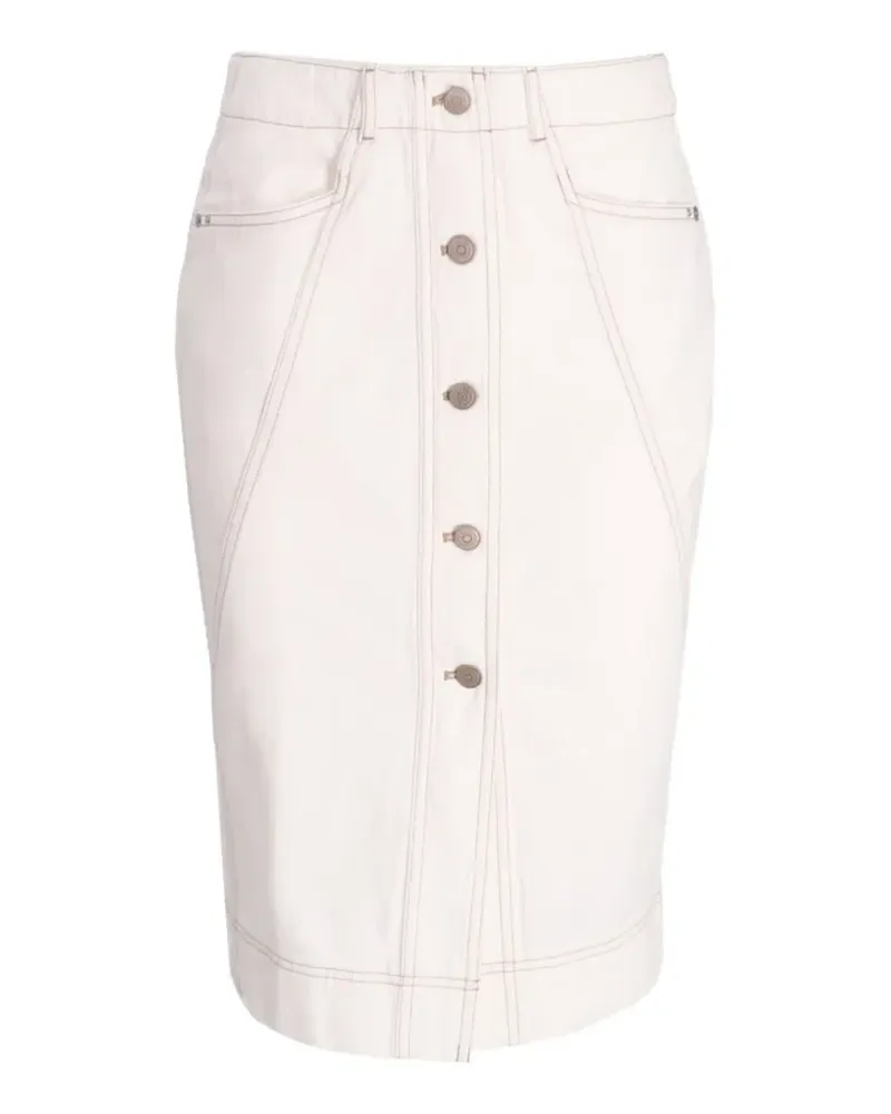 HUGO BOSS Rock mit Knöpfen - Nude Nude