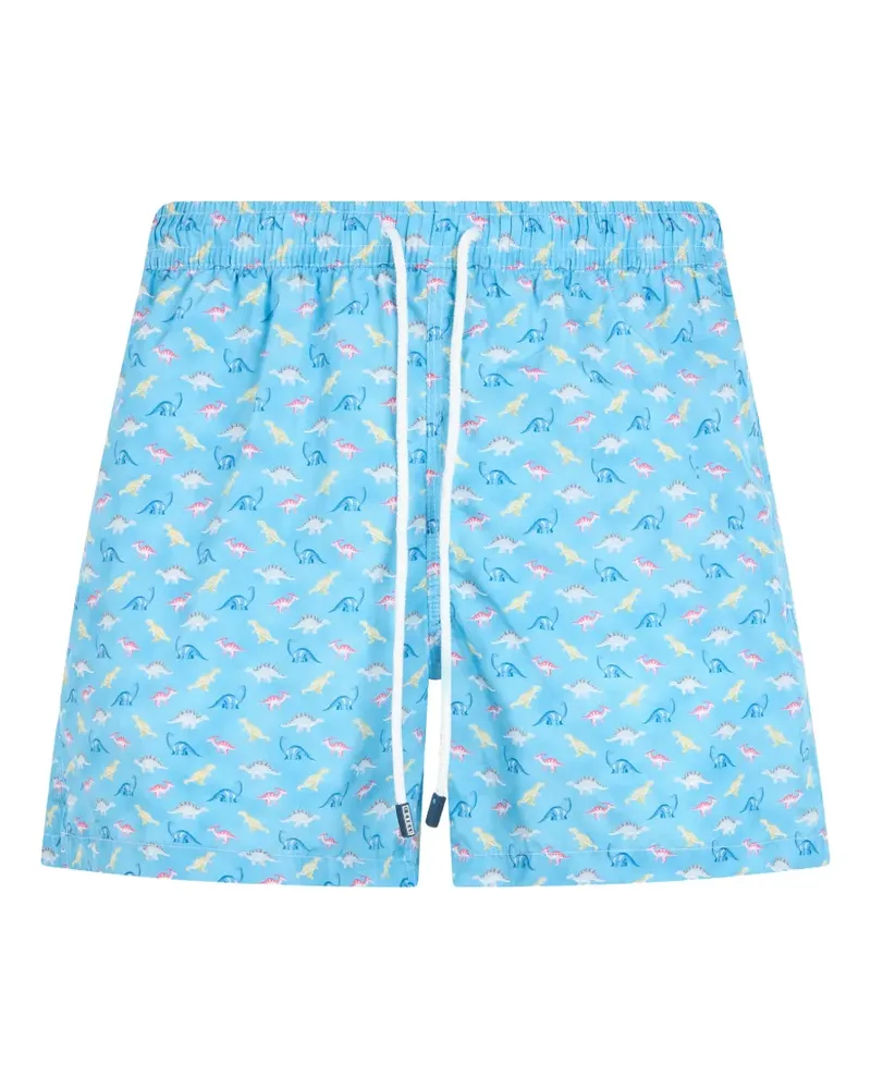 Fedeli dinosaur-print swim shorts - Blau Blau