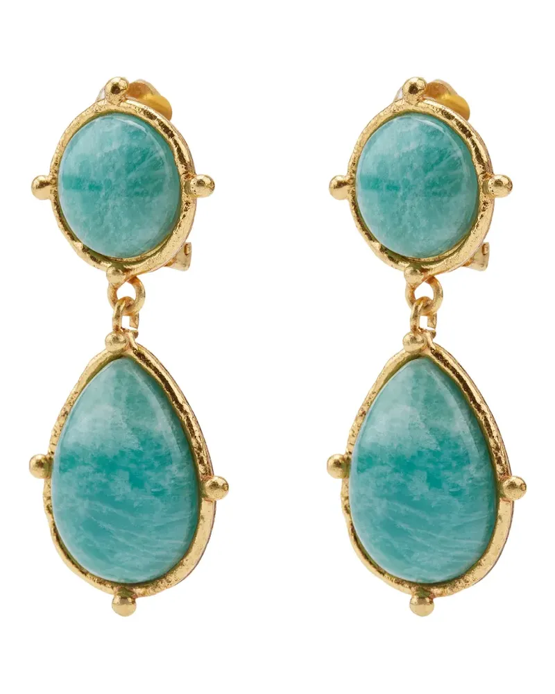 Sylvia Toledano 2 Pierres Dots Ohrclips - Gold Gold