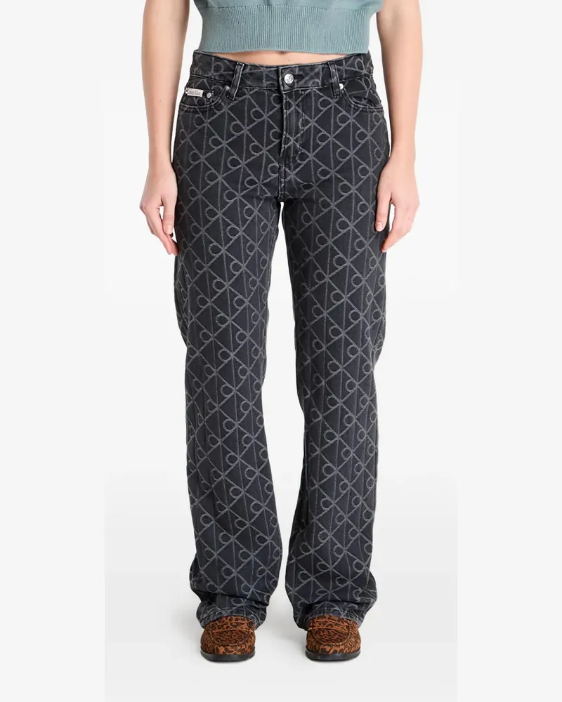 Calvin Klein signature 90s straight jeans - Schwarz Schwarz