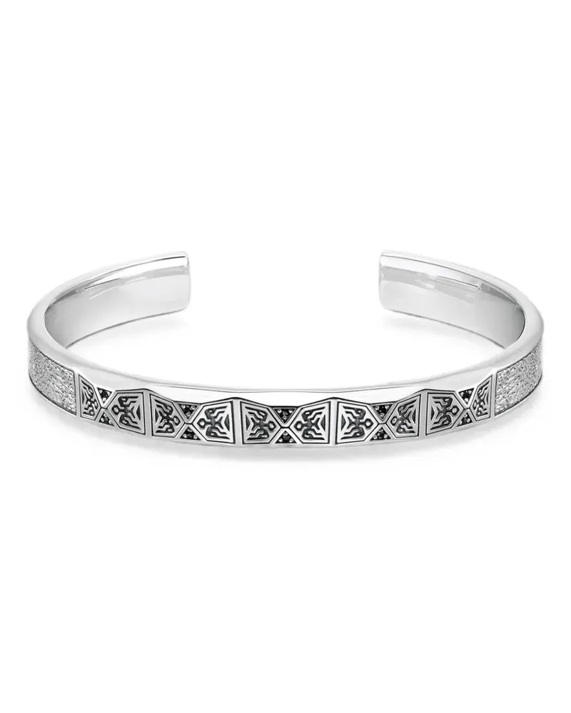 Thomas Sabo engraved sterling-silver cuff bracelet - Silber Silber