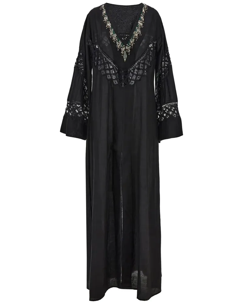 Fortela Alice Maxikleid - Schwarz Schwarz