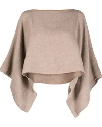 VOZ Gestricktes Cropped-Top Nude