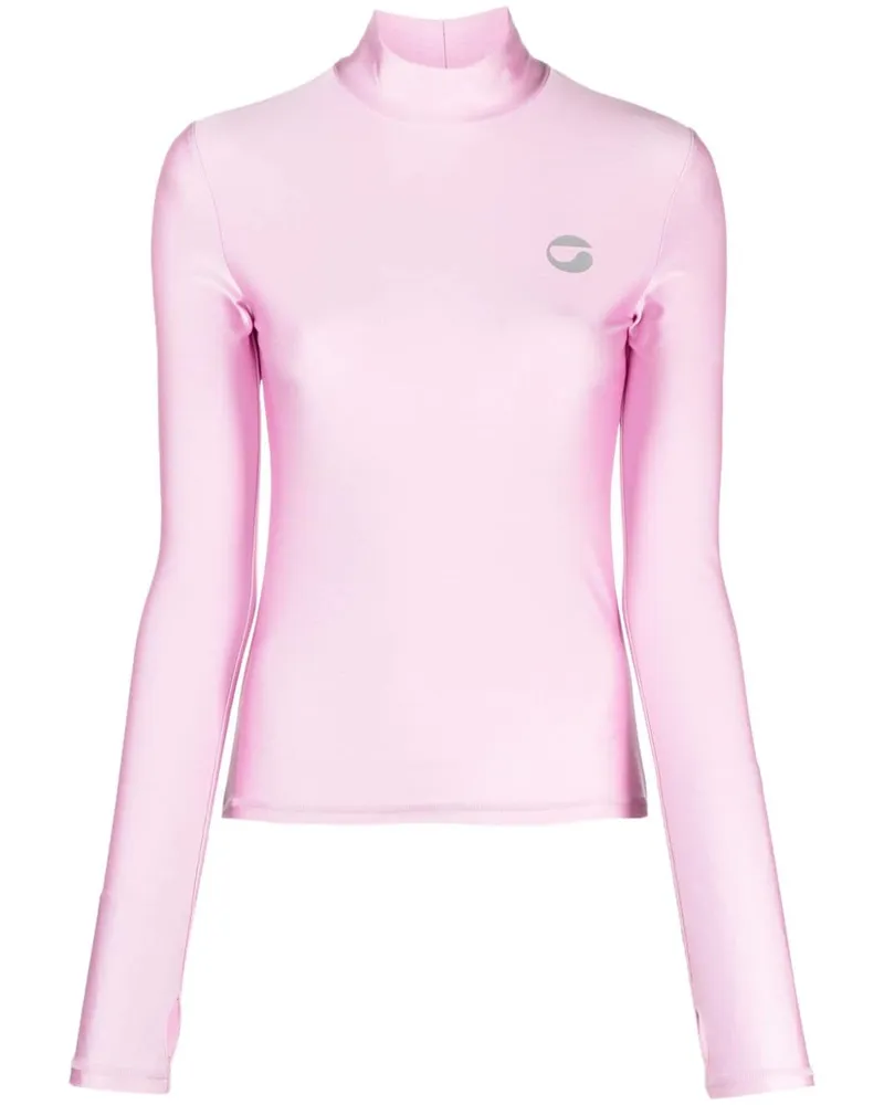 COPERNI Langarmshirt mit Logo-Print Rosa