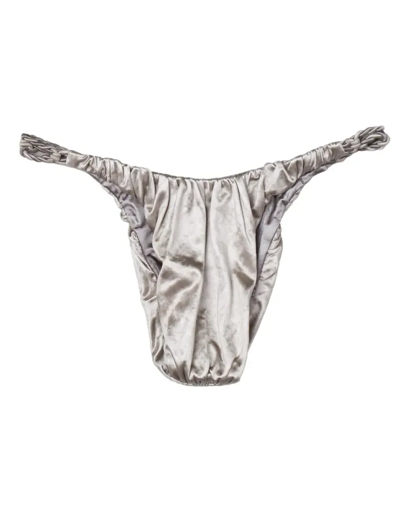 Isa Boulder Tinytwist Bikinihöschen - Grau Grau