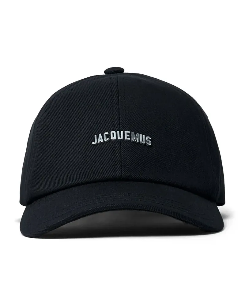 Jacquemus The Gadjo Baseballkappe mit Logo - Schwarz Schwarz