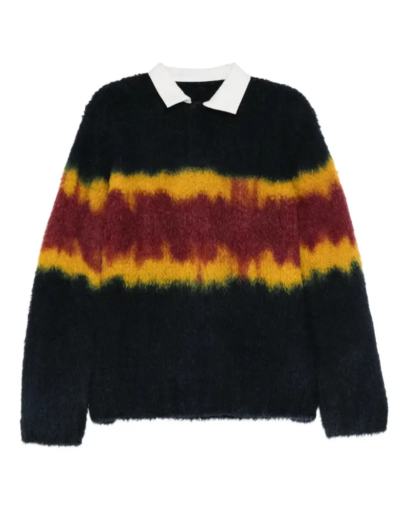Sacai Pullover mit Batikmuster - Schwarz Schwarz