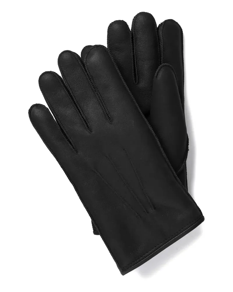 Parajumpers Handschuhe mit Shearling - Schwarz Schwarz