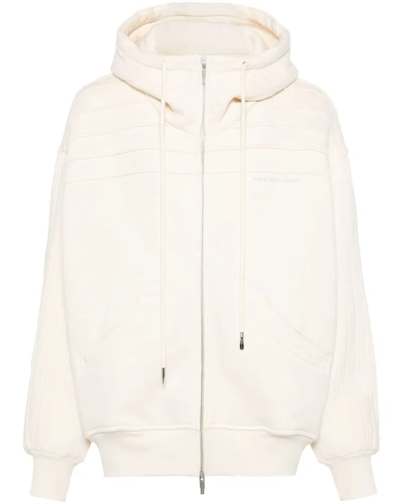 Feng Chen Wang Hoodie mit Nahtdetail Nude