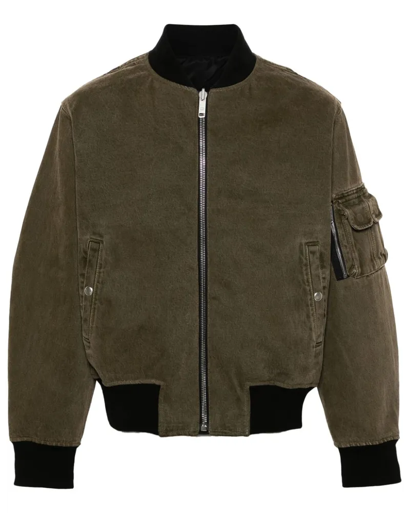 Givenchy Wendbare Bomberjacke mit Logo-Print - Braun Braun